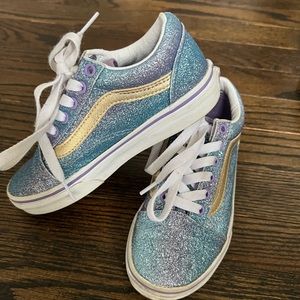 Girls Glitter Vans